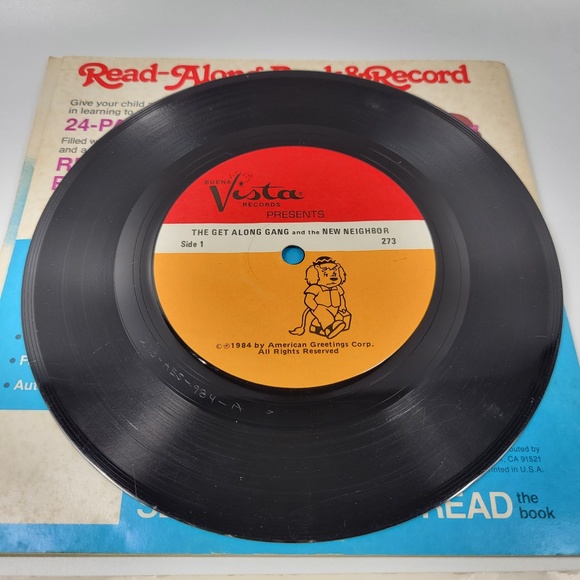 The Get Along Gang New Neighbor Big Bully Read Along Book & Vinyl Record‎ - Picture 8 of 9